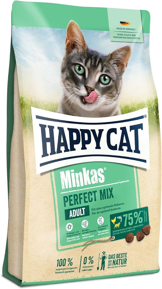 Happy Cat Minkas Perfect Mix Cat Dry Food 10Kg