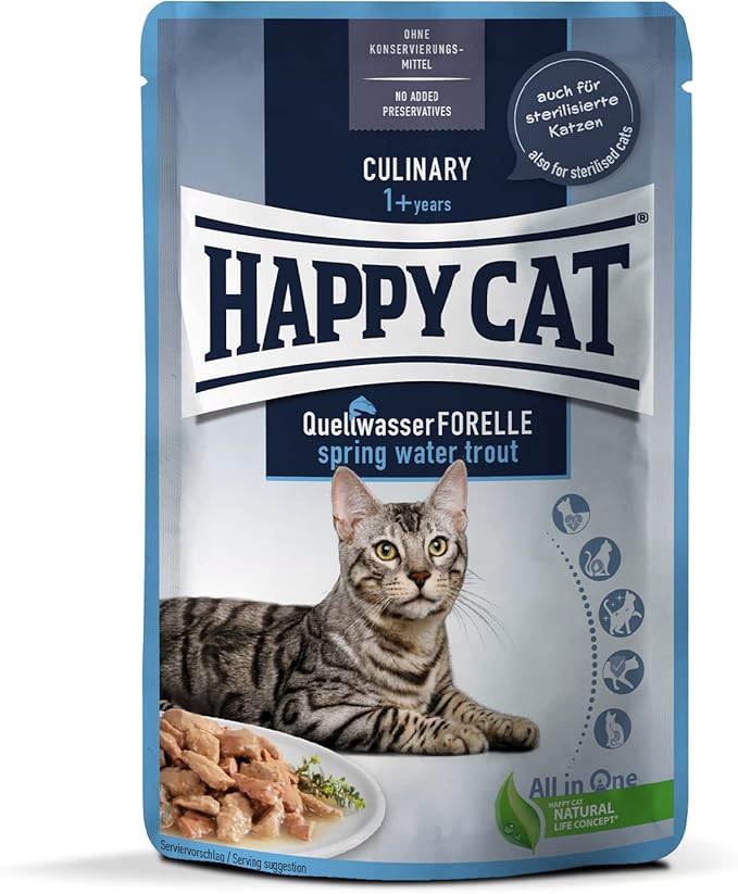 Happy Cat MIS Culinary Spring-Water Trout 85g